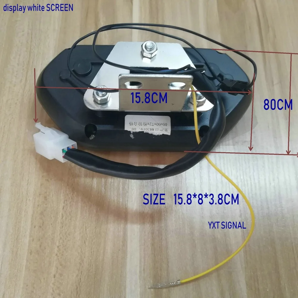 48V60V72V цифровой преобразователь ЖК-дисплея с экранирующая Крышка для электрический скутер велосипед трехколесный мотоцикл горный велосипед ATV Спидометр Одометр