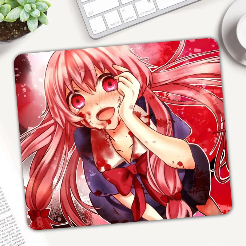 

Mirai Nikki Future Diary Gaming Mouse Pad Mouse Mat Laptop Computer Keyboard Pad Desk Pad For Dota 2 Warcraft Mousepad
