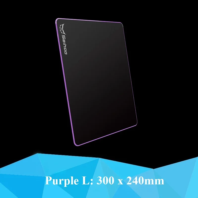 purple 300 Жесткий матовый гладкий резиновый коврик для мыши силиконовый нижний пластиковый большой размер игровой коврик для мыши Индивидуальный Коврик для мыши - Цвет: purple 300