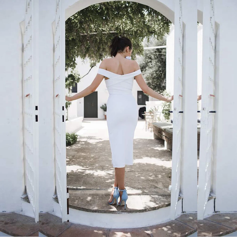 Бандажное осенне-белый совместный купальник Платье Женское Vestidos черное