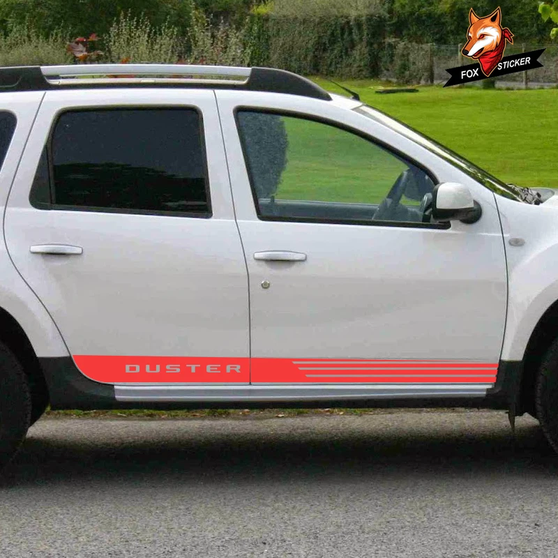 2 шт. виниловые наклейки на боковую дверь для dacia renault duster 2017 2019|Наклейки