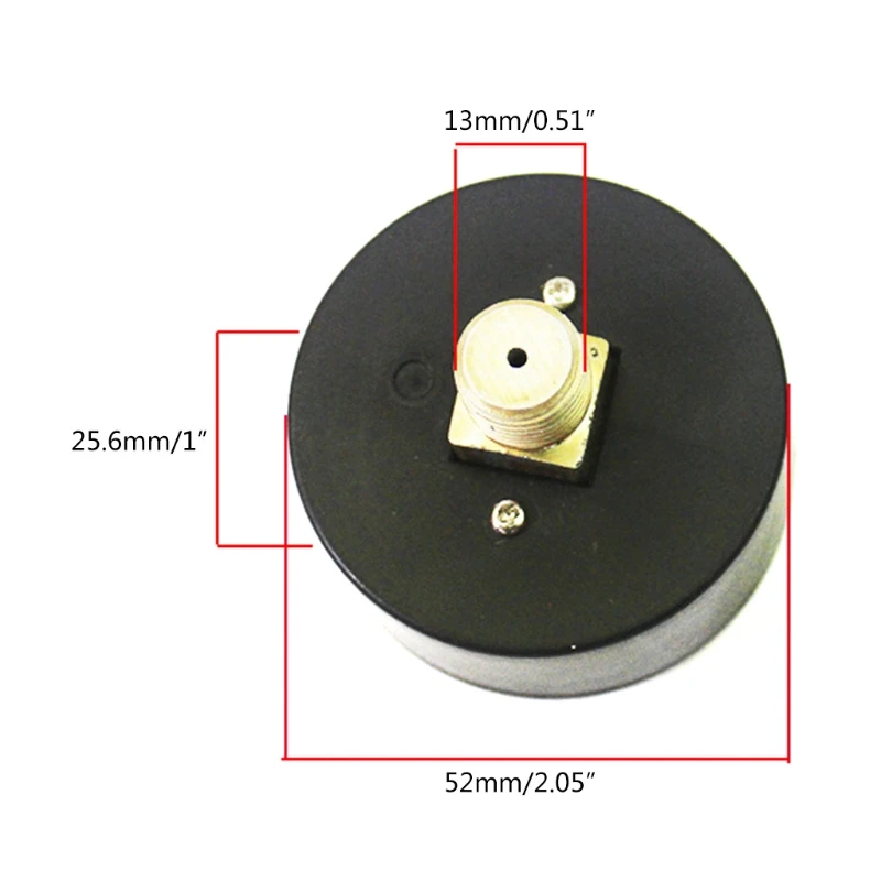 Универсальный манометр для воздушного компрессора двухуровневый прибор с