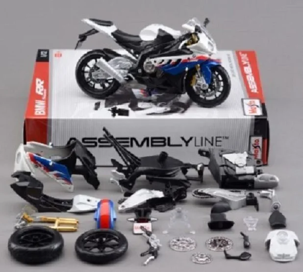 Maisto 1:12 BMW S1000RR Assemble DIY Motorcycle Bike Model Toy New In Box