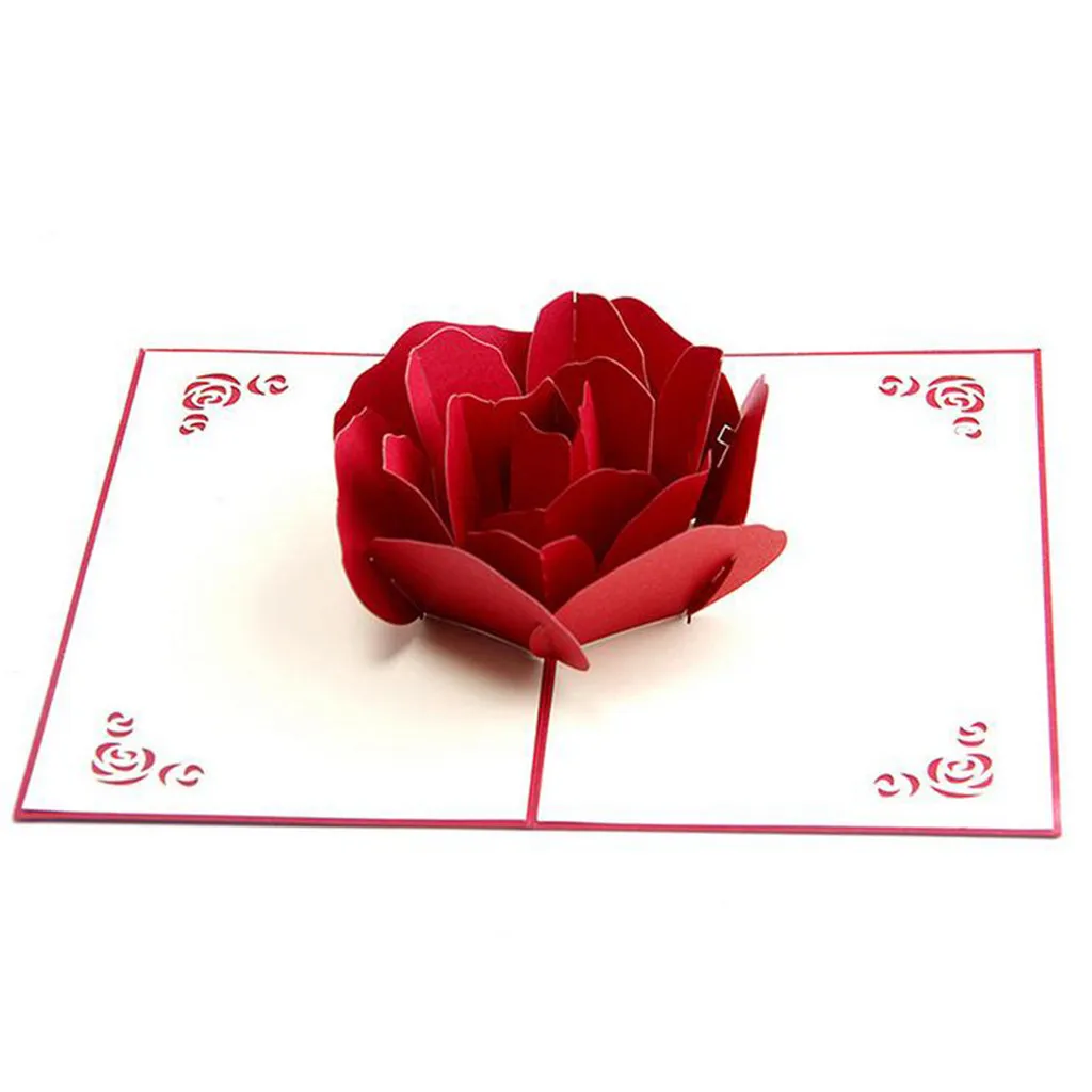 best selling 2020 products 3D Popped Greeting Card Love Romantic Wedding Valentine's Day Gifts Cards support dropshipping | Дом и сад