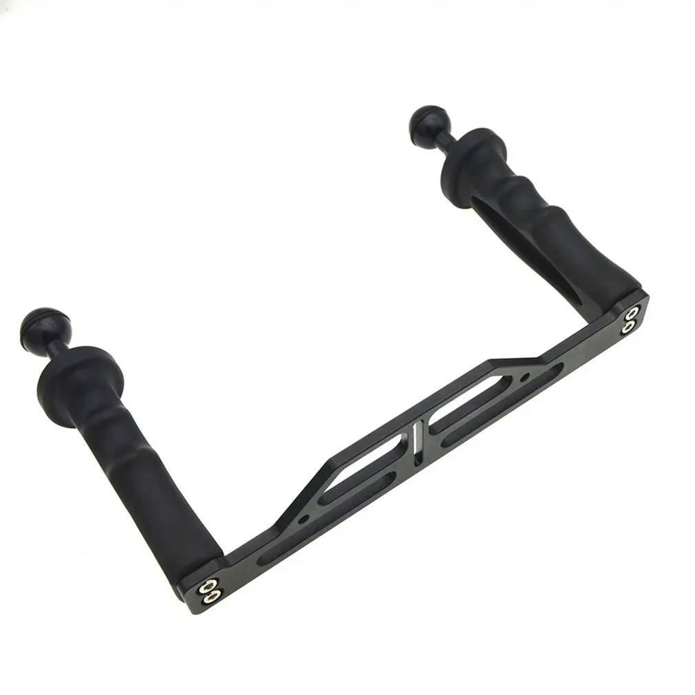 Metal Handheld Stabilizer Rig Tray Handle Hand Grip Underwater Scuba Diving Tray Mount LED Light For GoPro 6/5/4/3+/3