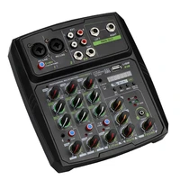 sound card audio mixer sound board console desk system interface 4 channel usb bluetooth stereo us plug