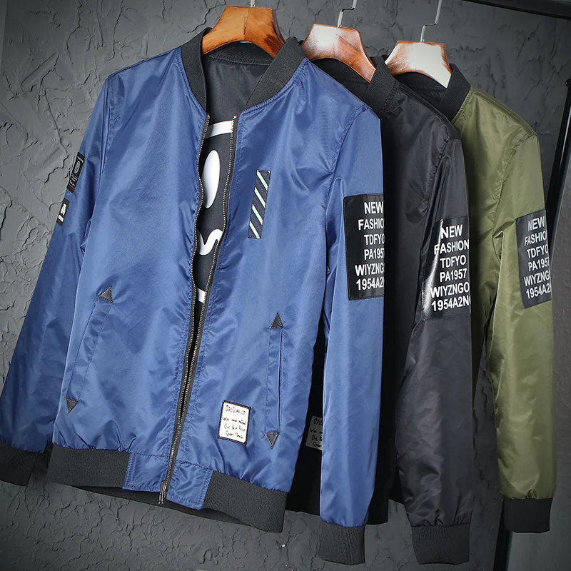 

Free Shipping New jacket coat men brand clothing fashion zipper outerwear jacket men top quality stretch coat male