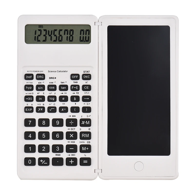 

Планшет P8DF с калькулятором, складной планшет для письма с ЖК-экраном и блокировкой, для офиса, школы, для взрослых, для домашнего использован...