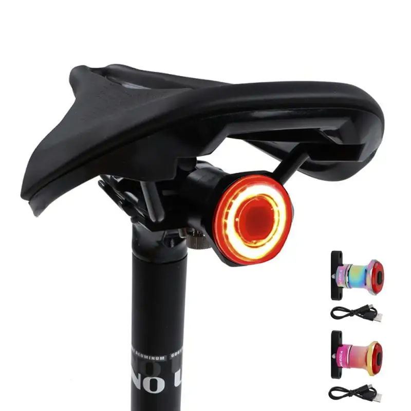 

Умный велосипедный фонарь, индукционный стоп-сигнал, задсветильник онарь для горного велосипеда, зарядка через Usb, аксессуары для дорожного и горного велосипеда