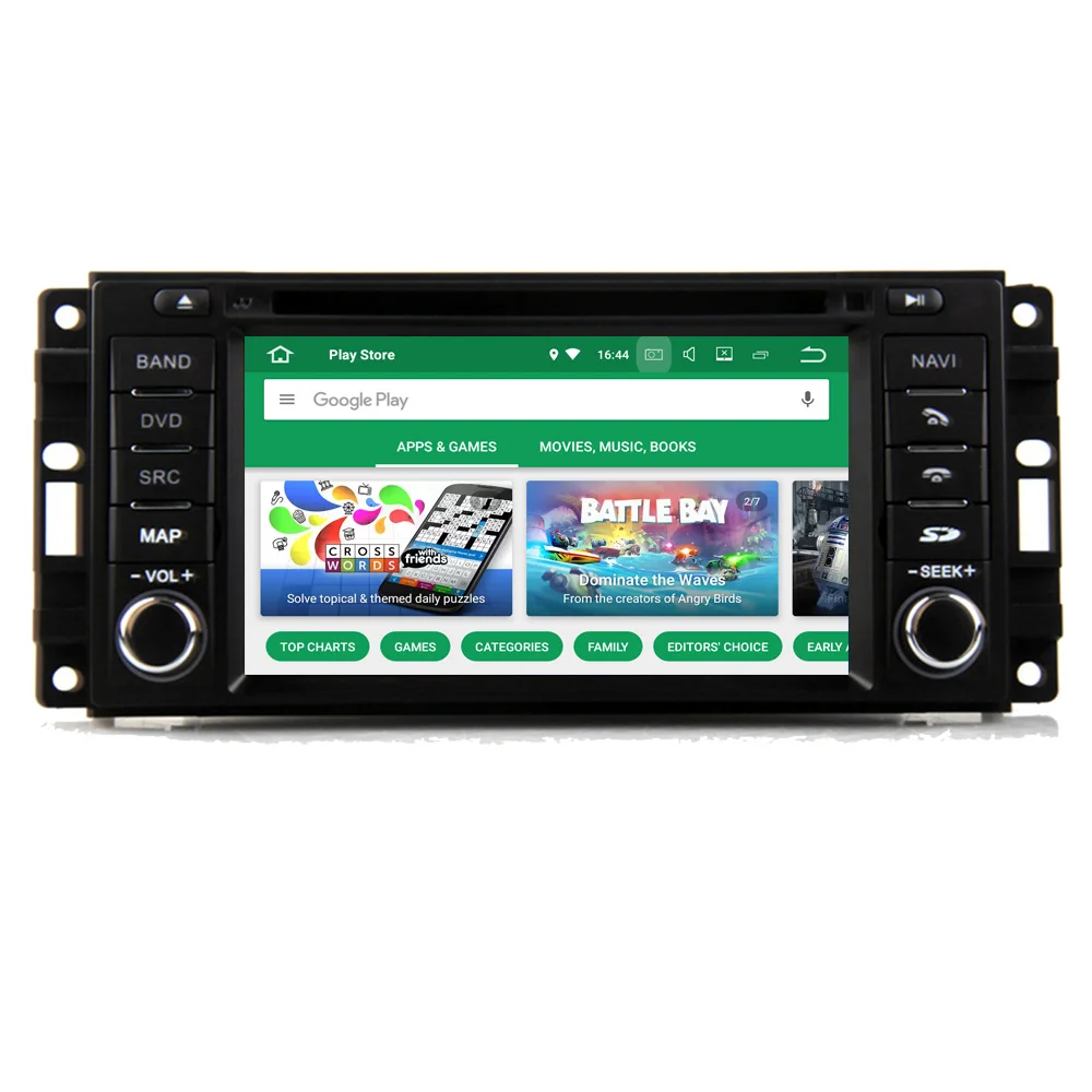Автомобильный радиоприемник RoverOne Android 8 0 Octa Core DVD GPS навигация для Dodge Magnum RAM 1500 2500