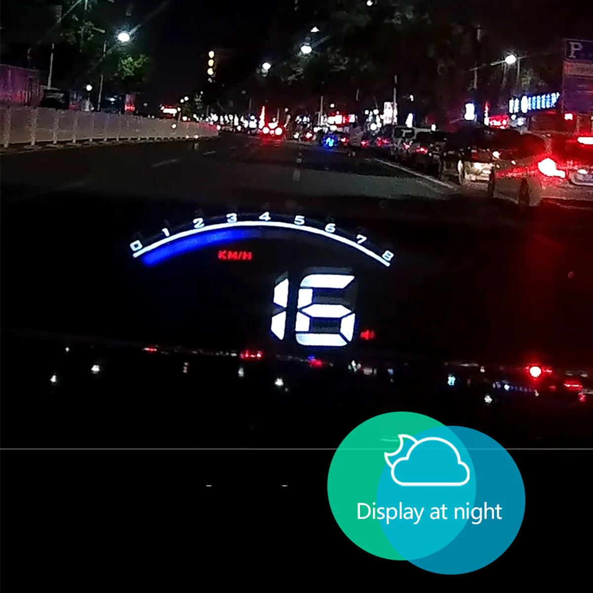 M6 Универсальный циферблат автомобильный коллиматорный Дисплей светодиодный