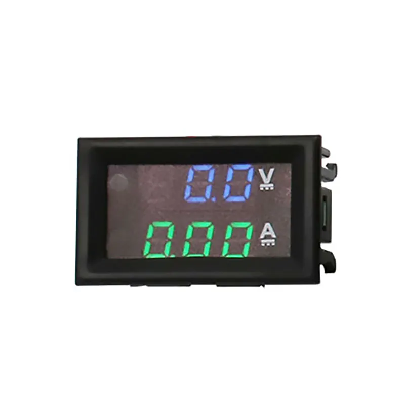 1 шт. DIY DC100V 10A Вольтметр Амперметр синий красный двойной Ампер Вольт Напряжение измеритель тока Датчик панель Цифровой светодиодный дисплей для автомобиля - Цвет: Blue Green