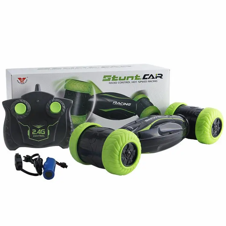 2 4G RC автомобиль вращающийся моделирование двусторонний флип пульт