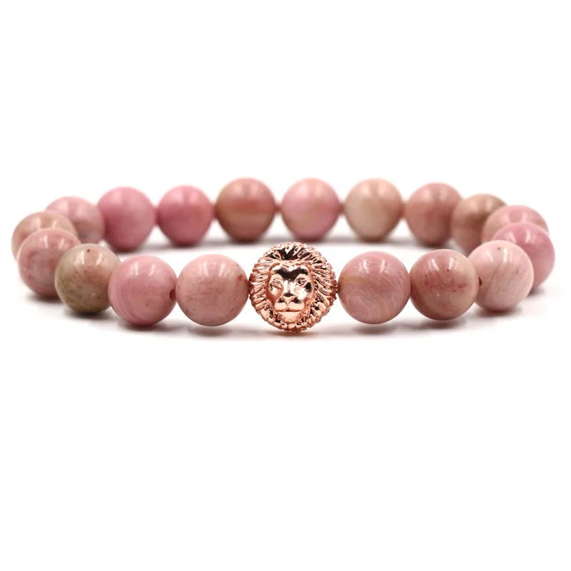 2019 горячая Распродажа разноцветный браслет из вулканического камня с