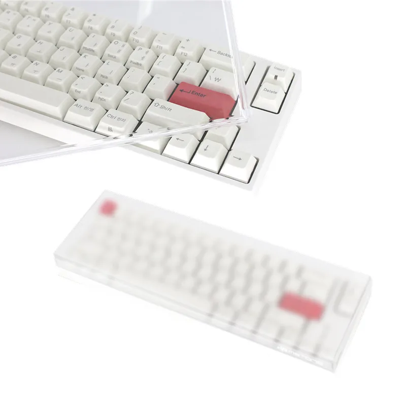 

Mstone Acrylic Loop 66 Keyboard Dust Cover Warter-proof Durable Transparent/Translucent (12.6"х4.2"х0.78")