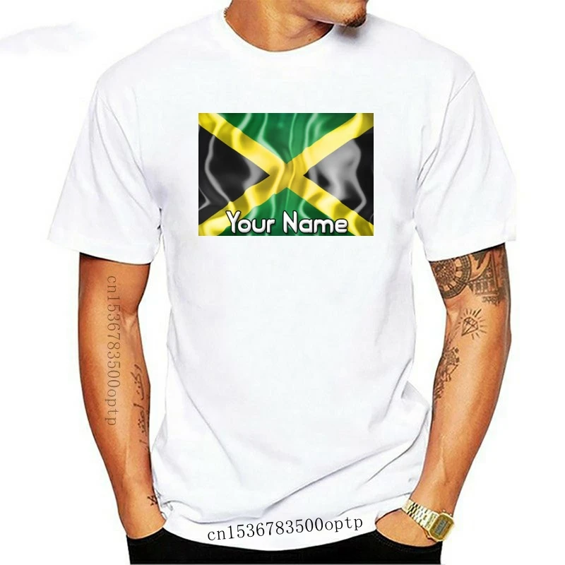 

New Jamaica Jamaican Flag Personalised Kid'S Sublimation T-Shirt - Named Childs Gift Streetwear Tee Shirt