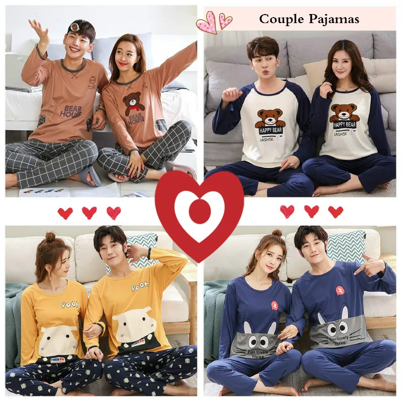 Пижамный комплект для пары Pigiama Donna, комплект женской одежды для сна, костюм для сна с длинным рукавом, повседневная женская домашняя одежда