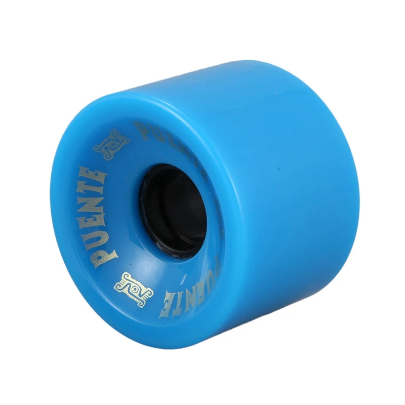 

New-PUENTE 8Pack Skateboard Wheels PU Wearable Flexible Durable 70X51mm Skateboard Rebuilding or Repair Kit Blue & Red