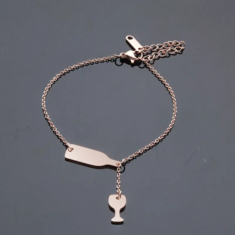 Модный женский браслет на цепочке цвет розового золота|bracelet designer|bracelet fashiondesigner