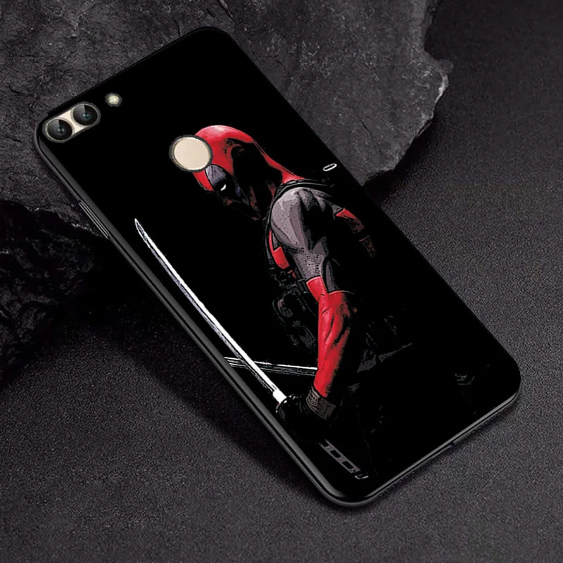 TPUBLK533 Чехлы для телефонов для Huawei Honor 7X7 S 7A 5,4" 8X 8C 8S 8A Чехол черный ТПУ чехол для Hua wei Honor 9X Pro 9Lite 7C RU 5,7" чехол s - Цвет: TPUBLK533
