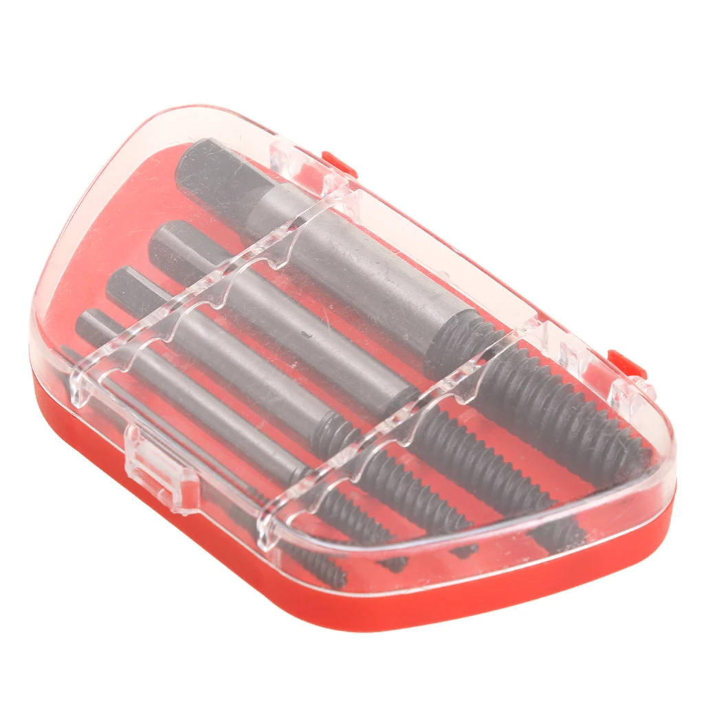 5 шт. 4 мм 18 Винт экстрактор набор в чехол для удаления сломанных болтов из