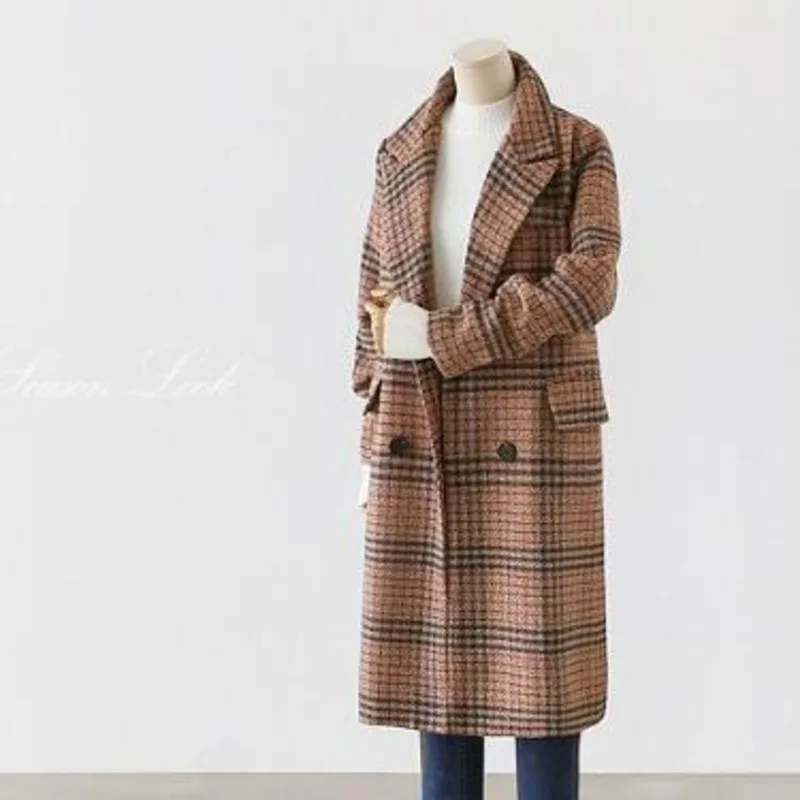 OMCHION 2019 Новая женская верхняя одежда зимняя теплая шерстяная куртка женское