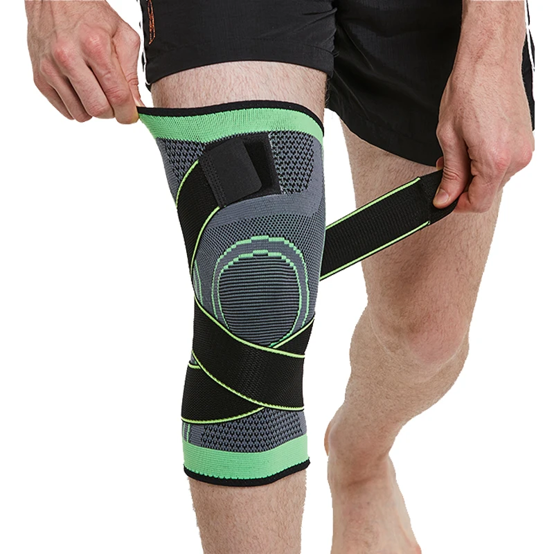 Дышащий тепло Kneepad Зима Спортивная безопасность наколенники Training эластичные