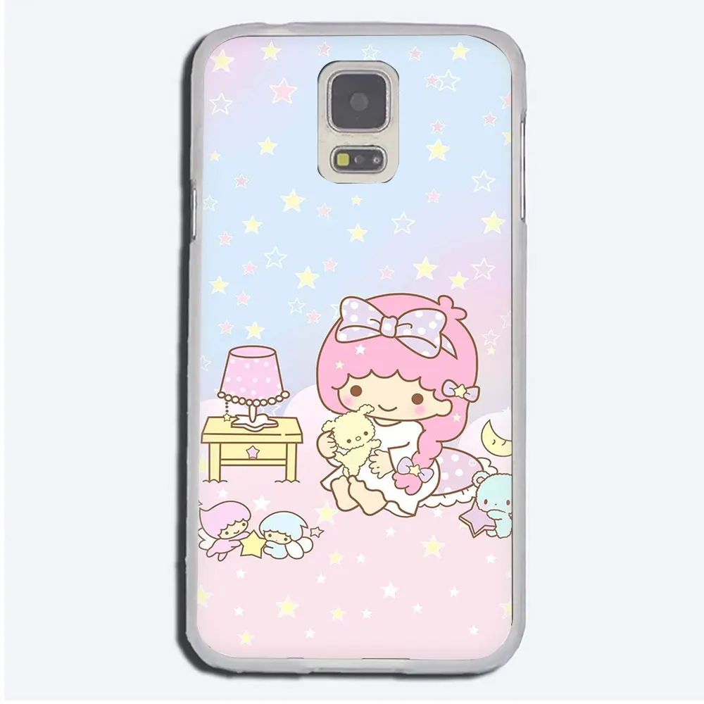 H12 EWAU с рисунками из мультфильма «My Melody» маленький Две звезды жесткий чехол для телефона с рисунком в виде обложка чехол для Samsung Galaxy S6 7 Edge S8 9 10 Plus, Note 8, 9, 10, M10 20 30 40 - Цвет: H12