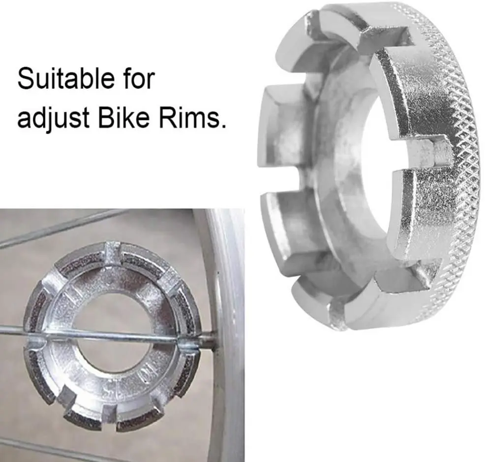 Велосипедный гаечный ключ 8-сторонний велосипедный переносной инструмент для