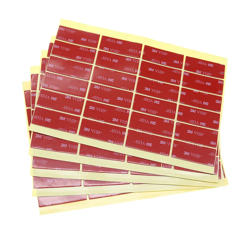 24 шт., двусторонняя Резиновая лента 3 м, 50 х20 мм