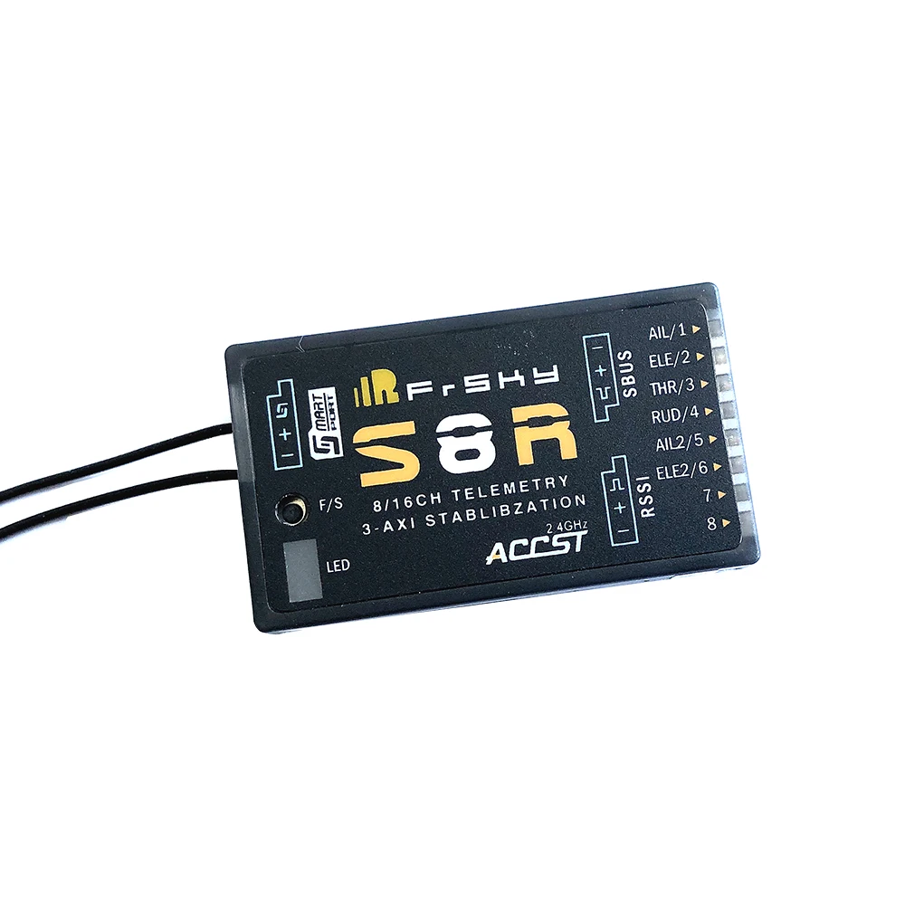 frsky stk s6r 6ch s8r 8ch 24g 6ch приемник accst с 3 осевая ст