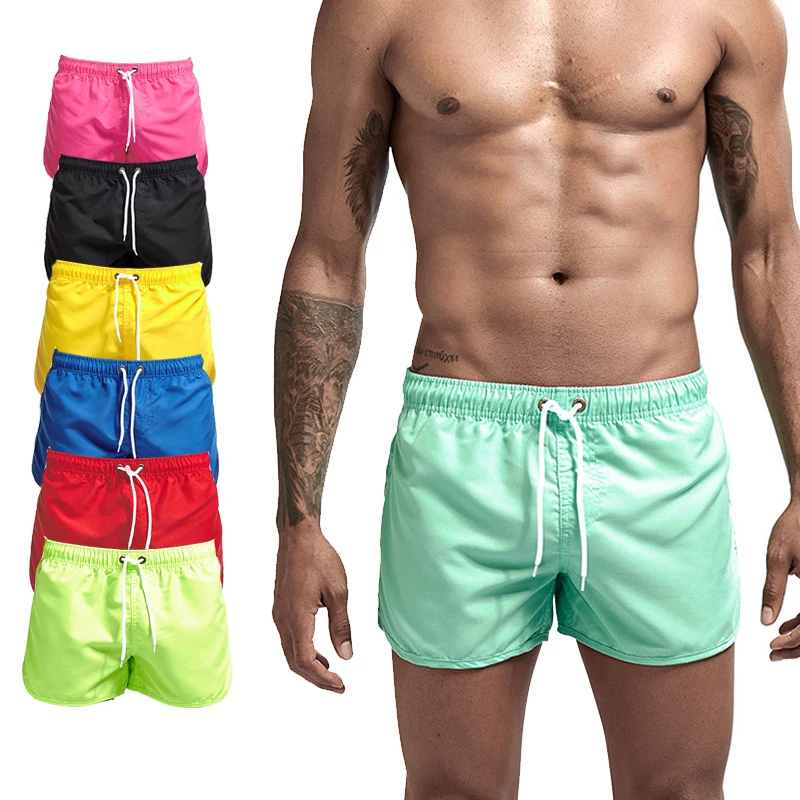 Купальный костюм Queshark мужские спортивные пляжные шорты для бега штаны доски