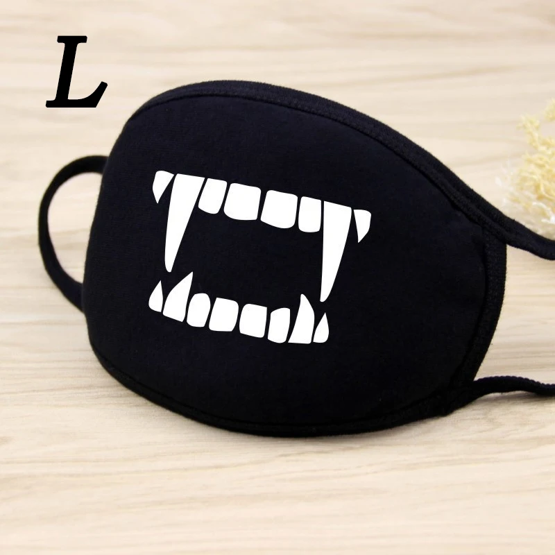 Мультяшная маска модная противотуманная/Пылезащитная/Ветрозащитная хлопковая