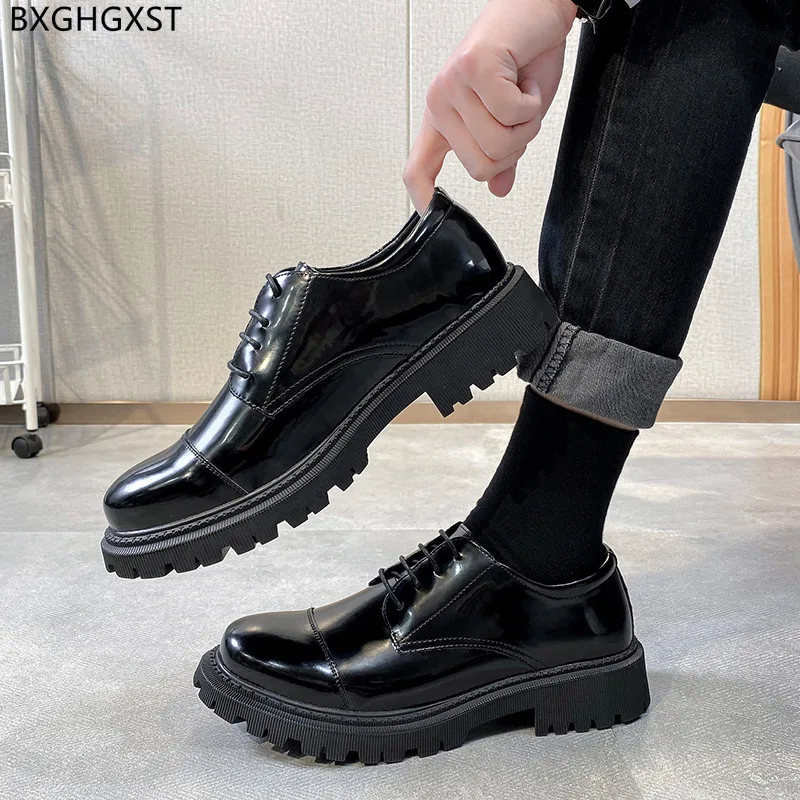 

Black Casual Business Shoes Men Dress Shoes Mens Fashion Oxford Office Shoes for Men 2023 Chaussure De Homme Zapatos De Hombre
