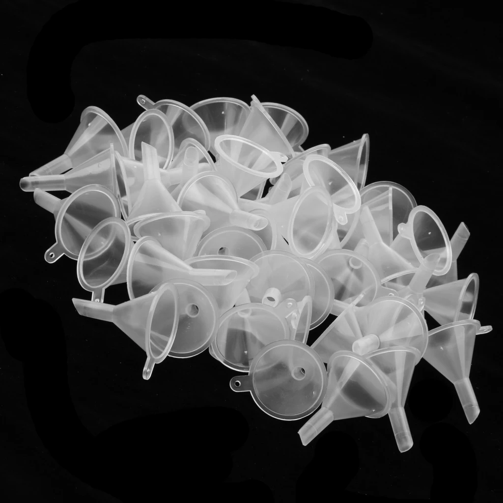 

50 Pieces Small Funnels Carrying Essential Oil Liquids Bottle