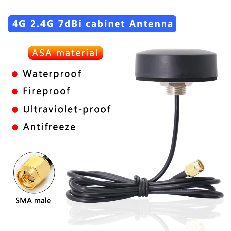 Новый стиль 2 4G 7dBi черный ASA материал LTE Антенна для шкафа | Мобильные телефоны и