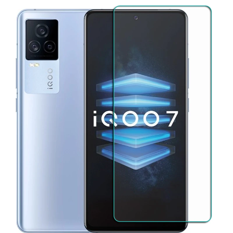 

Закаленное стекло для Vivo iQOO 7 6,62 дюйма V2049A, защитная пленка, Высококачественная защита экрана, чехол для телефона