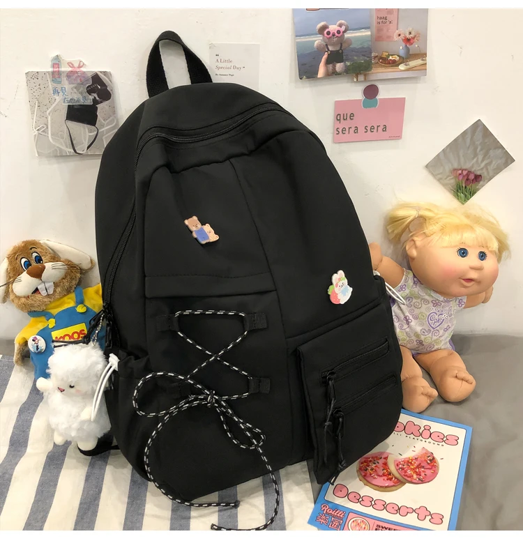 

YTX233 2021 new student class bag school bag ulzzang large capacity college style backpack
