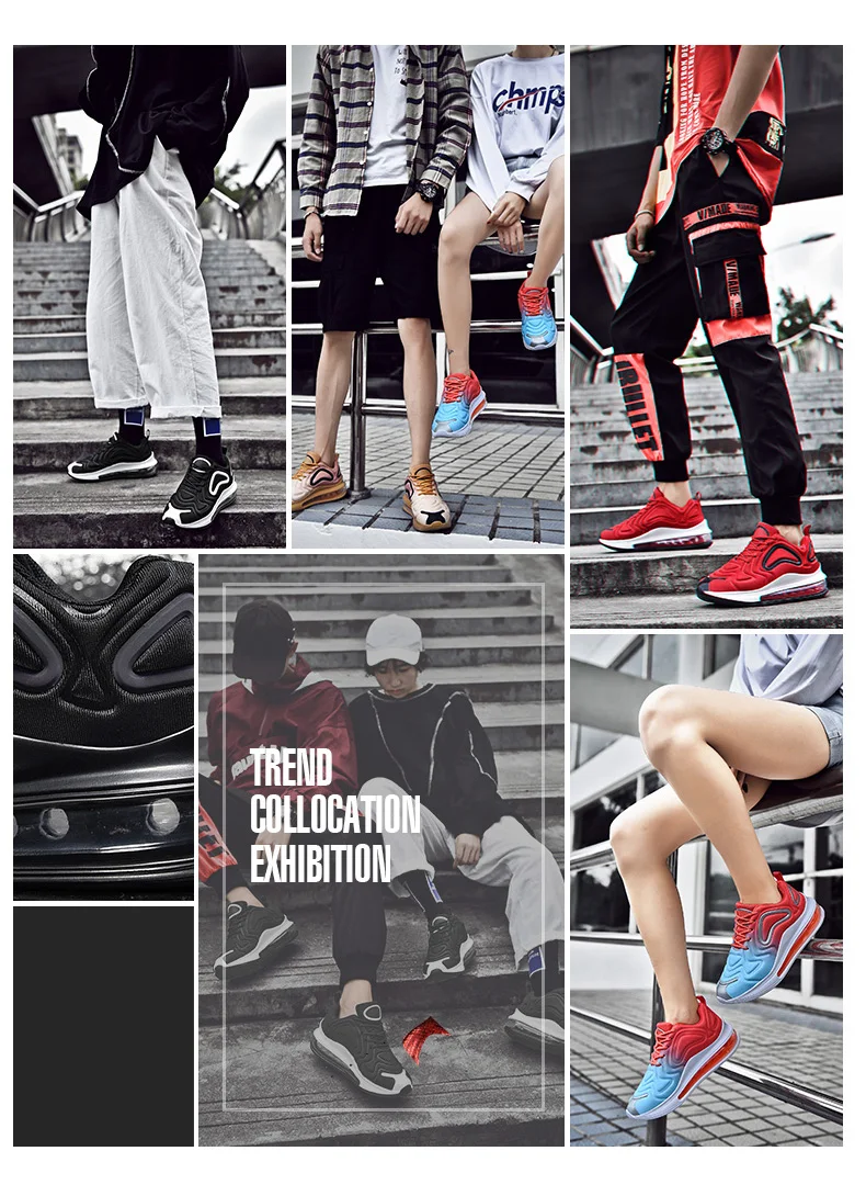 BALENC унисекс кроссовки для бега для мужчин Air Cushion Mesh дышащие износостойкие Горячие 720 фитнес-кроссовки спортивная обувь мужские кроссовки