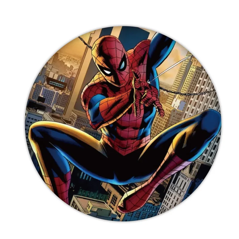 1 шт. значок Человека паука пластиковая брошь для украшения на рюкзак одежда