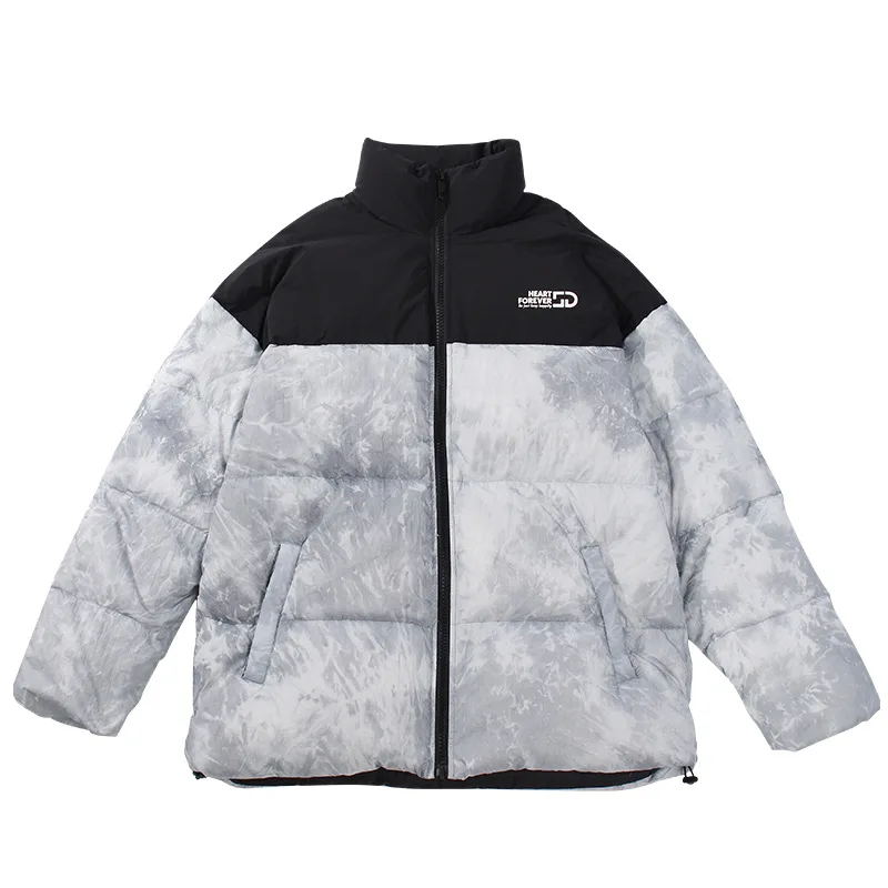 

2020 New Cotton-padded Mens Jacket Winter Coats Men Stitching Contrast Warm Eiderdown Cotton Jacket Mens Jackets and Coats