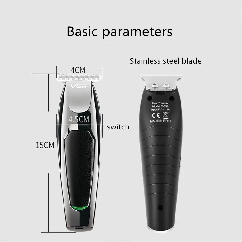 Электрическая машинка для стрижки волос Аккумуляторный триммер с низким уровнем