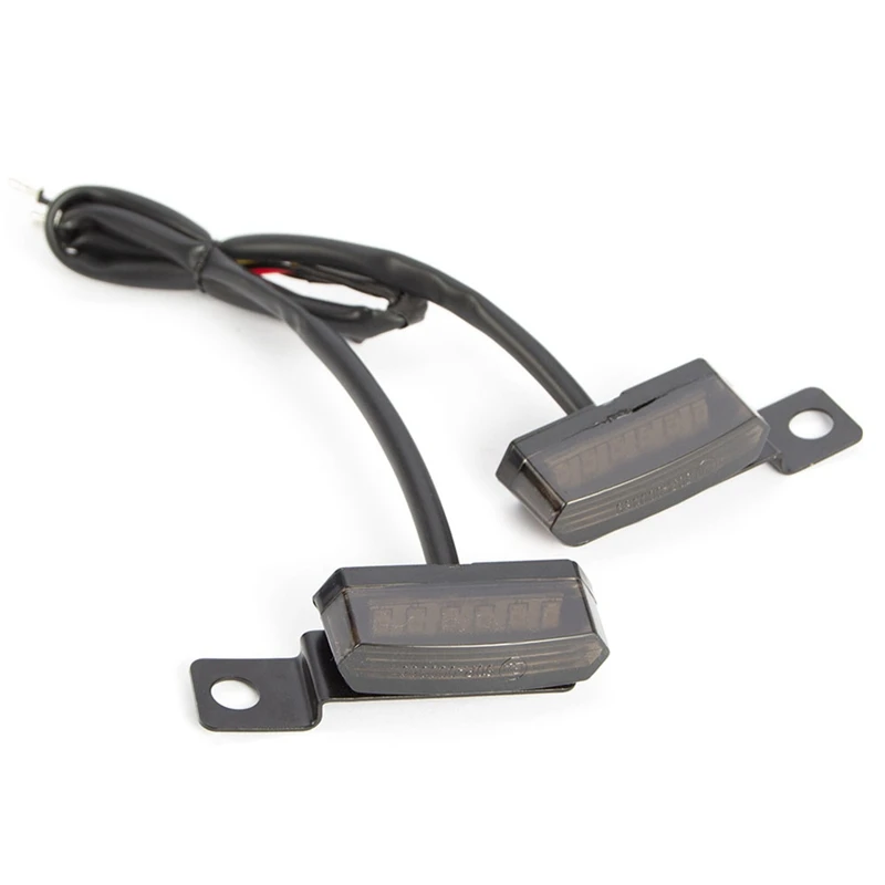 

2PCS 12V Motorcycle Mini Flowing LED Turn Signal Indicator Blinker Light for Honda Kawasaki Yamaha ATV Motocr