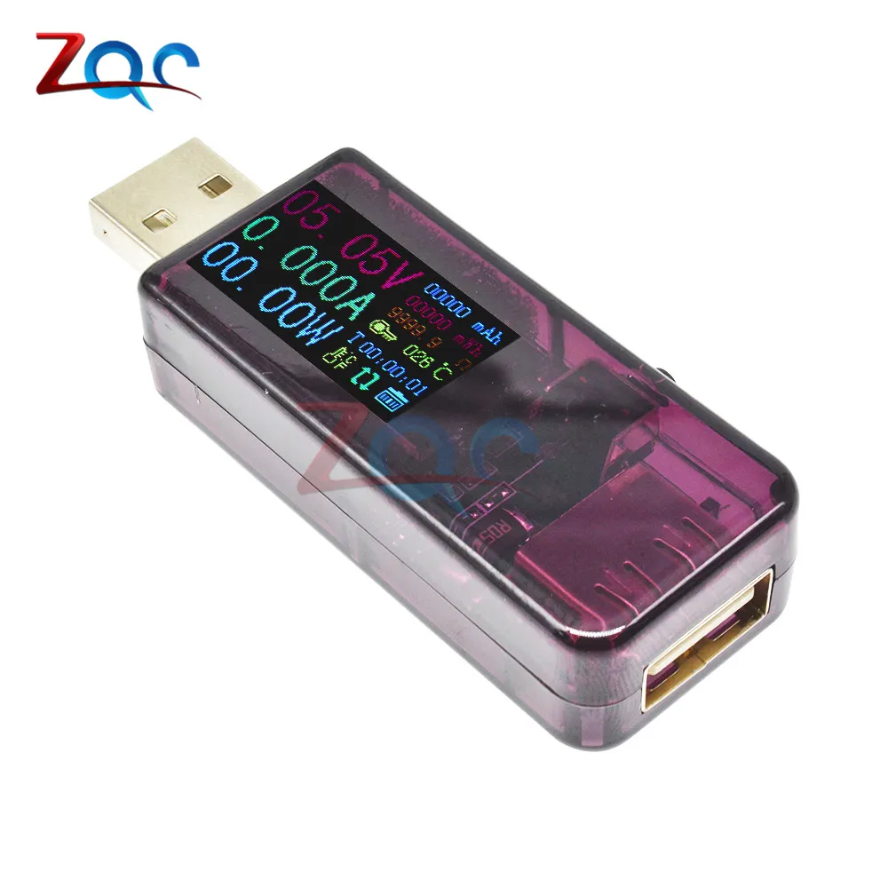 14/24 в 1 QC3.0 2,0 USB тестер постоянного тока цифровой вольтметр измеритель тока Амперметр детектор монитор Индикатор питания зарядное устройство
