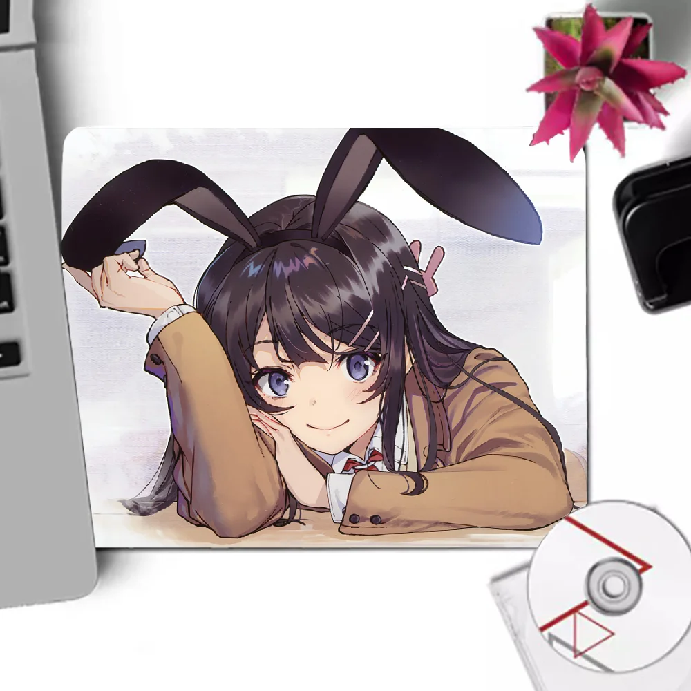 

Mai Sakurajima Bunny Girl Gaming Mouse Pad PC Mousepad Game Pad Cartoon Rubber Mouse Pad Office Keyboard Pad