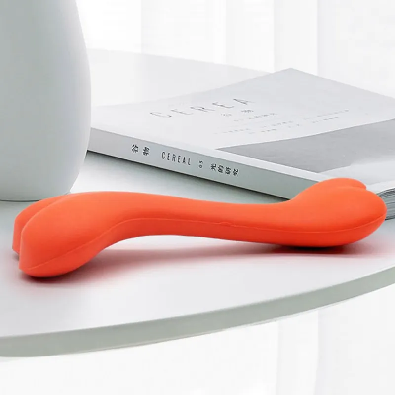 Pet Bite-resistant в форме кости собака интерактивная игрушка Жевательная лечение игрушка резиновая молярная палка улучшает здоровье собаки