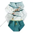 Трусы женские LANGSHA, хлопковые, бесшовные, дышащие, с милым принтом, 5 шт.