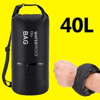 40l 30l waterproof swimming bag storage dry sack bag for canoe kayak rafting outdoor sport swimming bags travel kit backpack