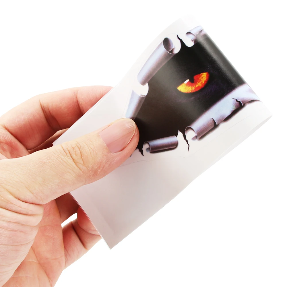 Наклейка кошачий глаз на автомобиль подглядывающий Монстр для лада приора