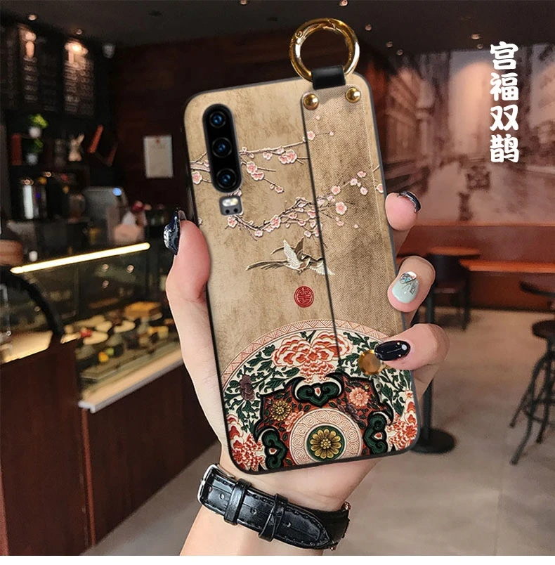 3D рельефный чехол для huawei Коврики 30 20 Pro Lite 20X P30 P20 Nova 5T 3e 3i Honor V30 20 9X 8X Max 7X 7C 10 Крышка наручный ремень Funda